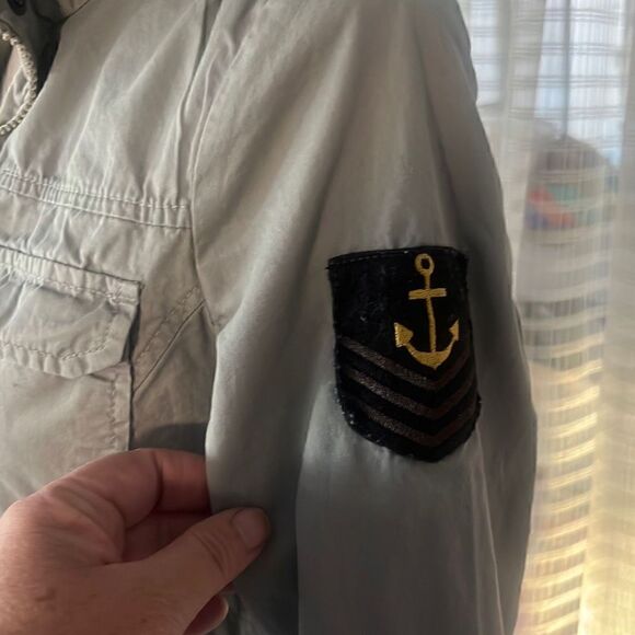 Therapy by Lane Crawford Full Zip Khaki Jacket Women’s Medium - Picture 4 of 7